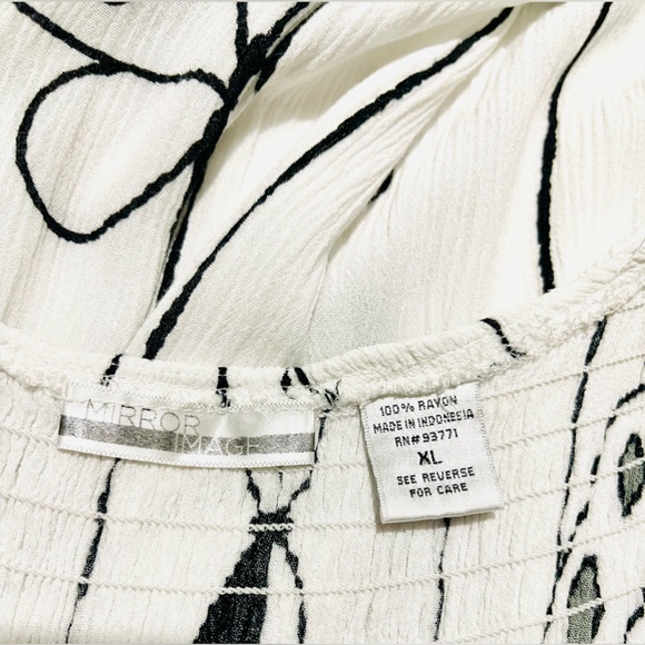 Mirror Image dress butterflies white casual beach resort summer Women’s XL - Picture 7 of 7